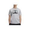 Boxed UA Comfortable Fashion Simple Versatile Short Sleeve T-Shirt Men Tops Gray 1386793-011