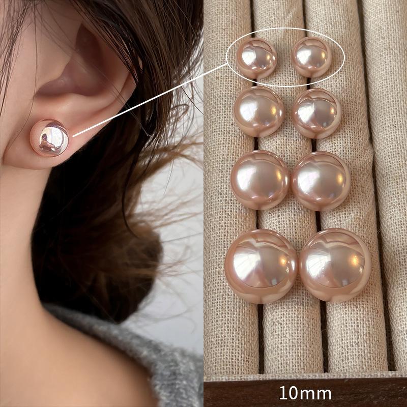 925 Sterling Zilver Vintage Parel Oorbellen Minimalistische Verfijnde Stud Oorbellen Elegante Sieraden Cadeau voor Vrouwen Klassieke Retro Parel Oorbellen