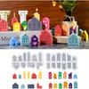 European-Style Christmas House Silicone Mold DIY Craft Tool for Epoxy Resin Casting Gypsum Art Aromatherapy Jewelry Making