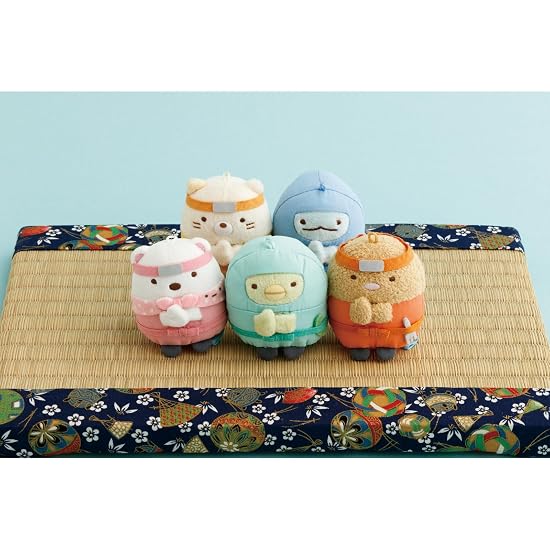 MV74701 Sumikko Gurashi "Ninja" Nin-Nin! Hanging Plush Toy Shirokuma