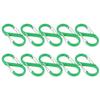 10PCS S Double Carabiner Set Tactical Gear Hooks for Camping EDC Survival Climbing Spring Backpack Keychain Clip