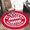 Bayern München, Fotbollströja Stolsmatta Rund Matta Kontorsmatta, Halkfri, Lämplig för Vardagsrum, Sovrumsinredning.1205036a