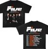 FIVE Boyband Tour T-Shirt: 90s Keep On Moving Tour Tee