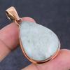 Rainbow Moonstone Ethnic Style Copper Jewelry Pendant 2.09" M6c96