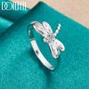 925 Sterling Silver AAA Zirkonový prsten Dragonfly Módní svatební šperky