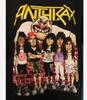 Vintage 90. léta Anthrax Černé tričko Unisex Všechny velikosti