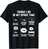 Dingen die ik in mijn vrije tijd doe: Vliegtuigcadeau T-shirt Unisex T-shirt
