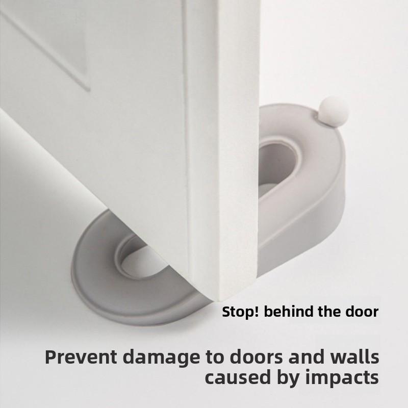 Donut Door Stopper Door Stopper Kitchen Bedroom Bathroom Door Anti-collision Anti-skid Silicone