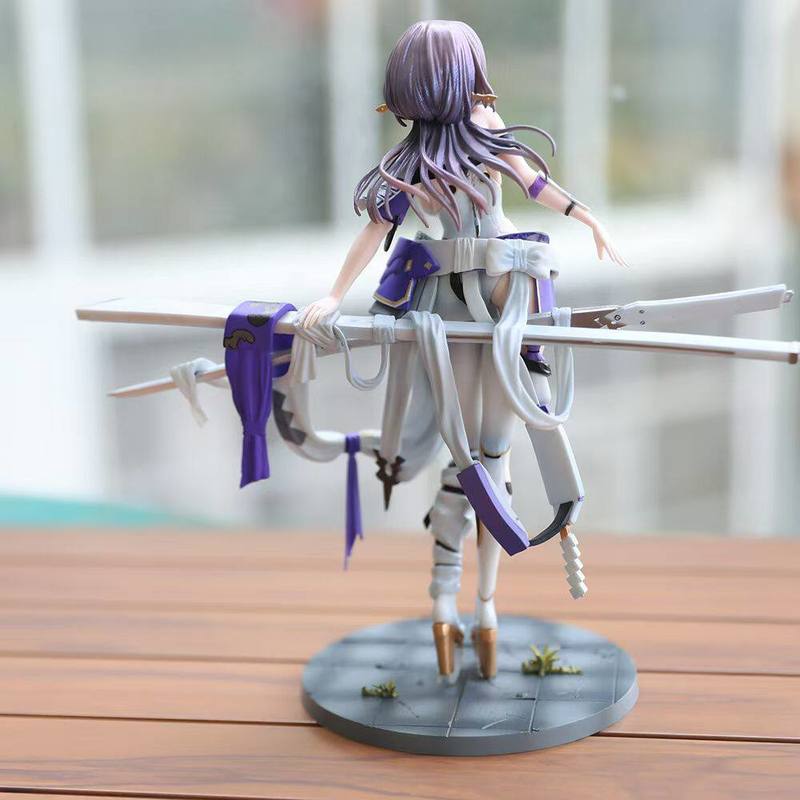 Anime GK Modell 25cm Nikki Roter Lotus Siegesgöttin Handgemachte Statue Peripherie Sammlerstück Ornament Spielzeug Geschenk Für Anime Fans