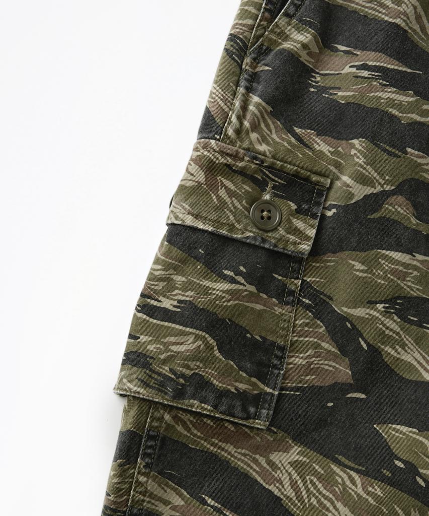 OUTSTANDING Tds Tiger Camo Military Pants_Tiger Camo