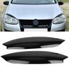 Headlights Eyebrow Eyelids Trim Cover Chrome For VW GOLF 5 MK5 GTI R 2005 2006 2007 1 Pair Exterior Accessories For Volkswagen