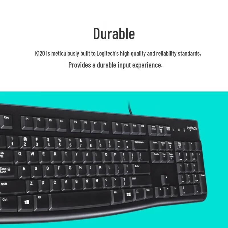 Logitech K120 Wired Office Keyboard