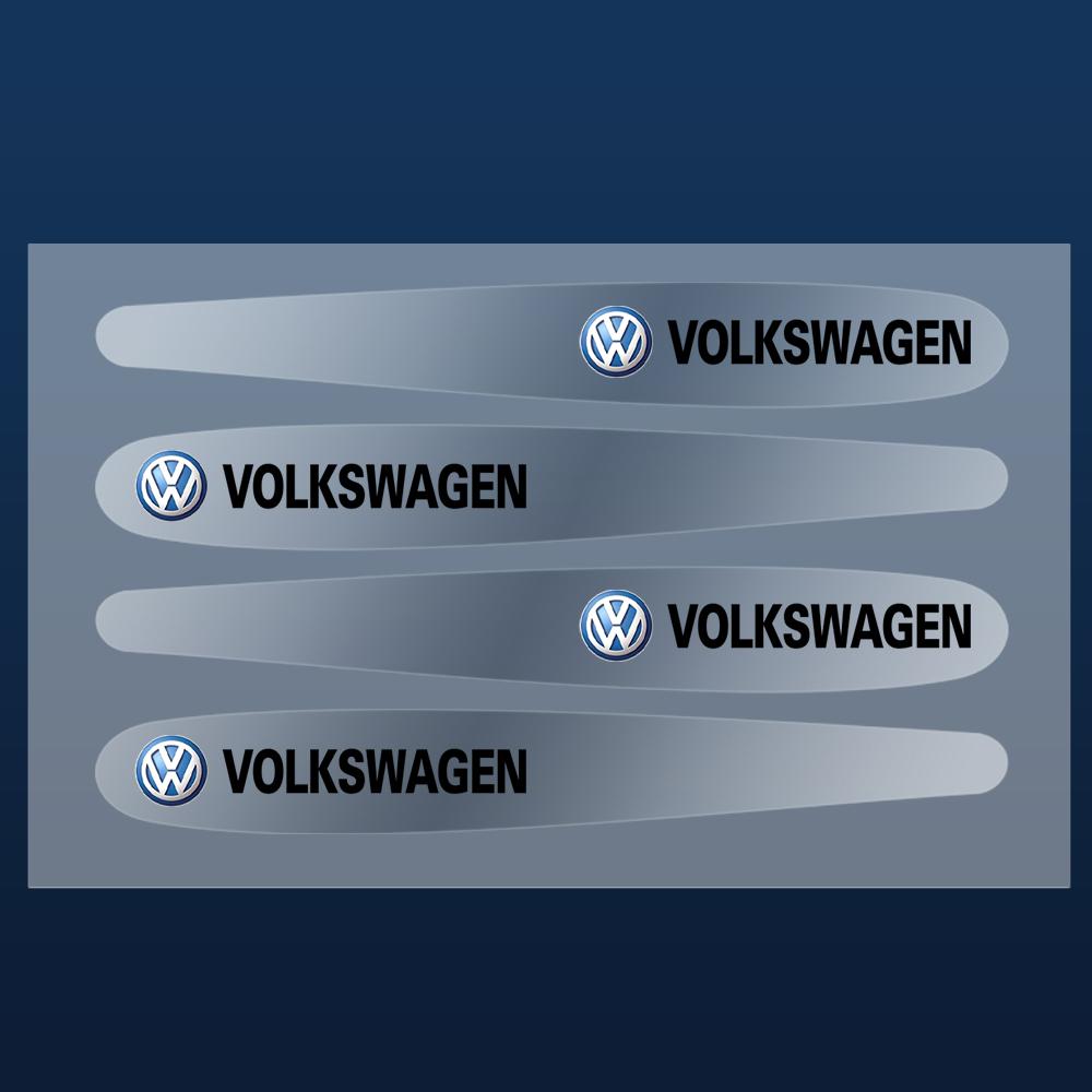 2026 Hot For VW VOLKSWAGEN Transparent Car Door Handle Bowl Anti-scratch Stickers Strip Protection For Volkswagen VW Golf CC Pas
