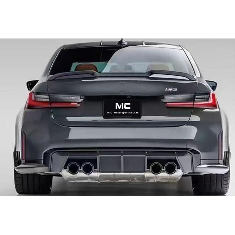 BMW M4/M3 (2020-IN) Carbon Fiber Rear Diffuser - European Style