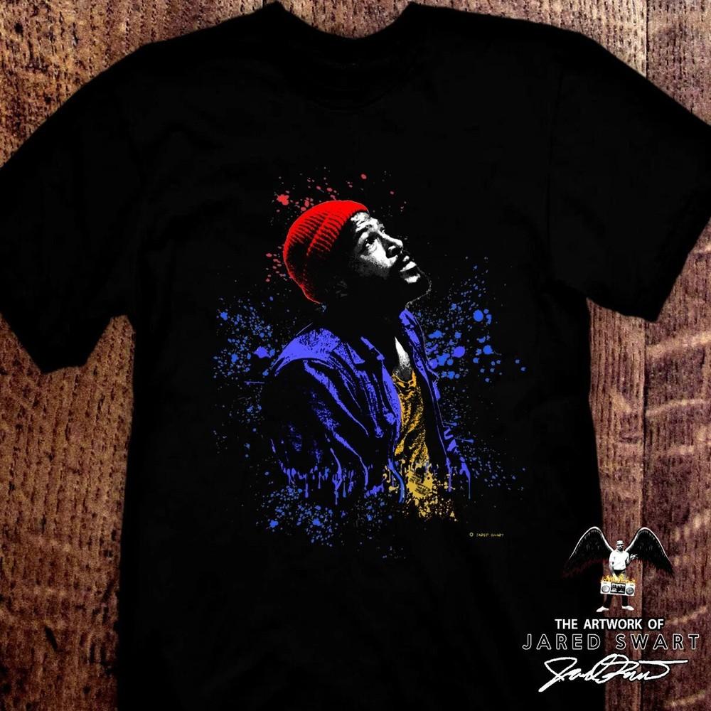 Marvin Gaye T-shirt Black Color 100% Cotton Shirt Unisex MI365 Unisex T-Shirt