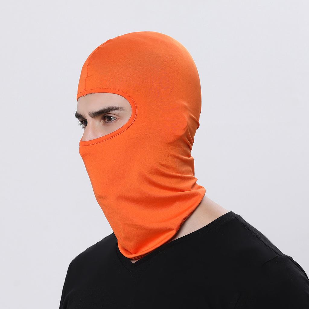 Cool Full Face Cycling Cap Balaclava UV Protection for Men Quick-Dry Lycra for Road Bicycling Skiing and Summer Sun Motorcycle