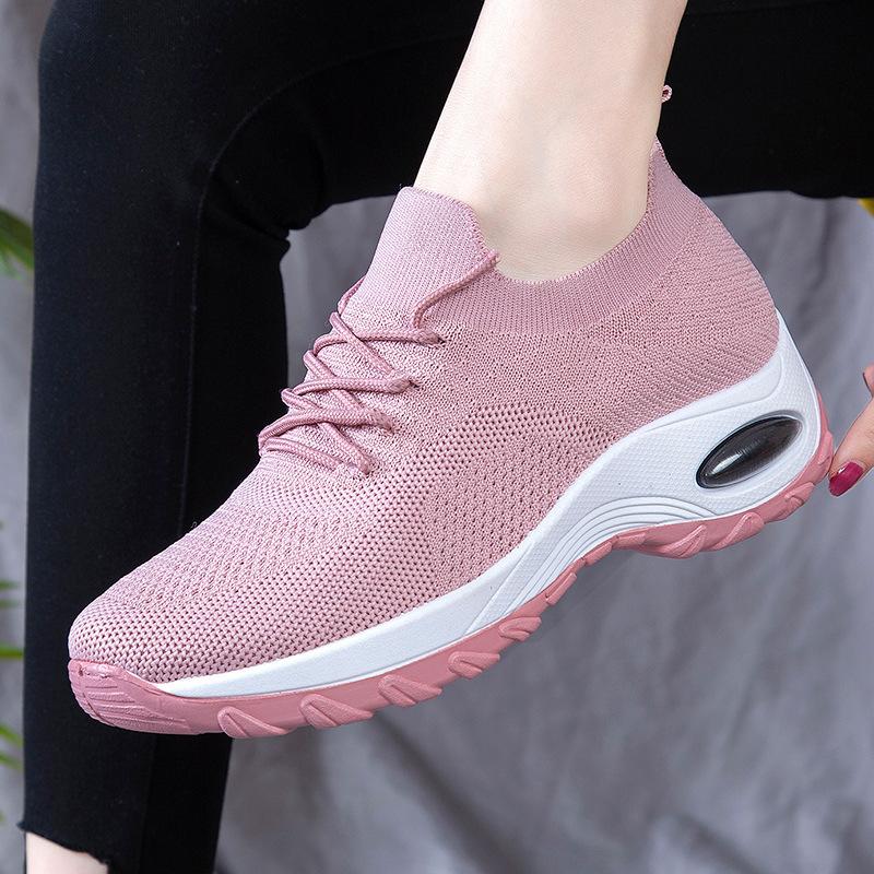 Women 'S Shoes Fashion Breathable Mesh Air Cushion Shoes For Women Sneakers Light Platform Sports Running Shoe Female Footwear