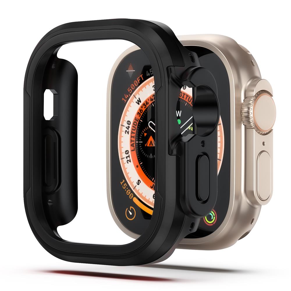 Screen Protector for Apple Watch Case Ultra 2 49mm Aluminum TPU Frame Iwatch Series 8 9 7 6 5 4 SE 45mm 41mm 44mm 40mm Cover