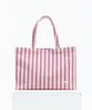 Winder Market Tote Bag - Red Stripe