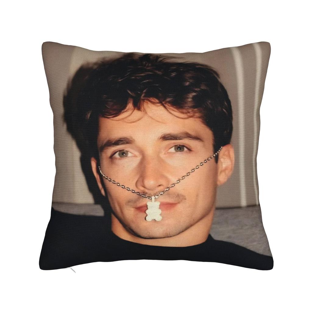 C-Charles Leclerc Pillowcases Stuff Printing Cushion Cover Decoration Throw Pillow Case Cover Car Multi Size