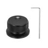 Uxcell Botão Universal de Controle de Volume e Tom com Indicador de Ranhura Oval para Preto 1/4" (6mm) Violão, (34x20mm)