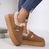 Fashion New Winter Snow Warm Boots Women Comfortable Warm Designer Shoes Woman Outdoor Thickened Fluff Slip On Boots Shoes for Women
