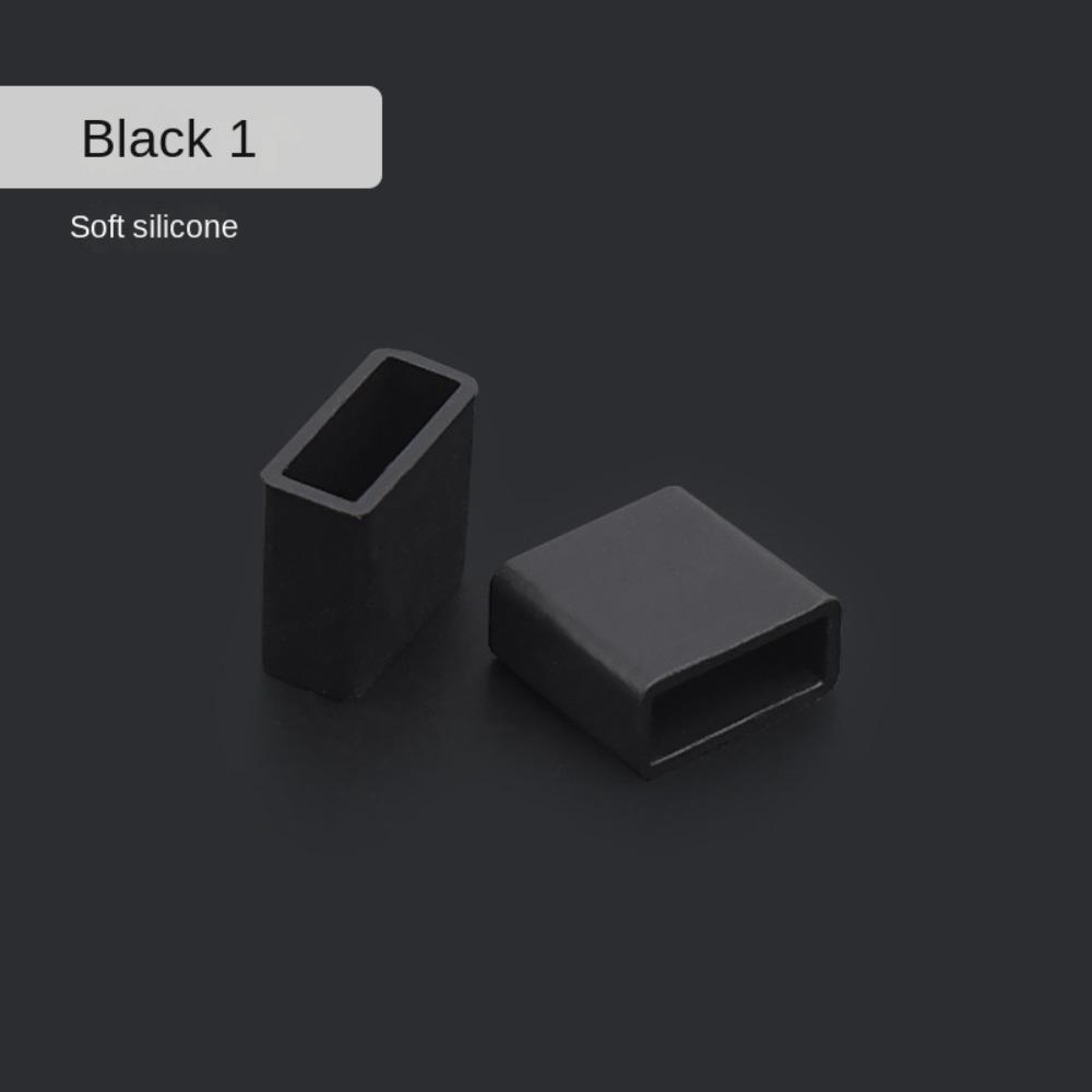 Solid Color USB Male Dust Cover Silicone Plug Cap Cover USB Male Protector Lid