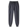 Women Sport Pants Drawstring Elastic Waist Loose Jogging Ankle-banded with Pockets Solid Color