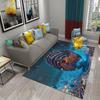 Kids Cartoon Carpet Colorful Graffiti Rug Teens Street Hip Hop Rectangle Area Rugs Bedroom Mats Flat Mat Living Room Door Mat