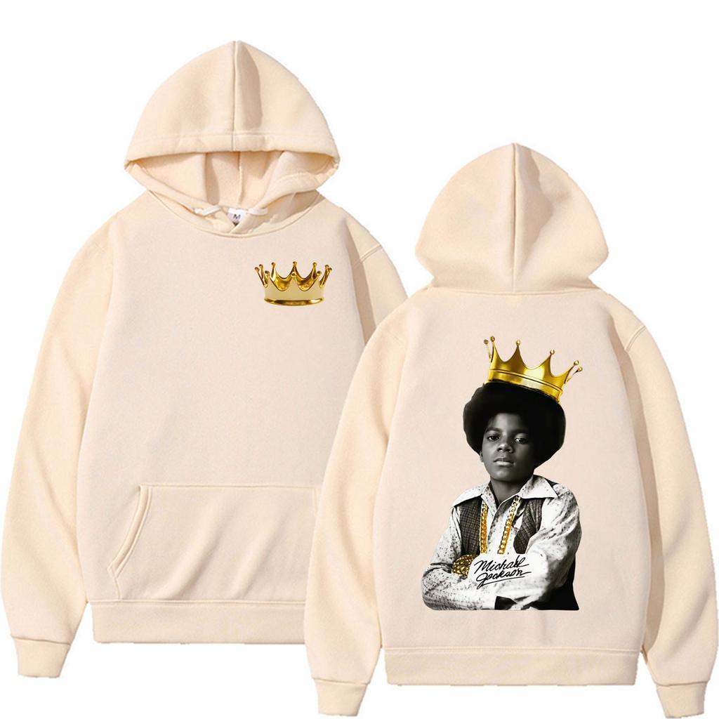 Tribute Michajackson King Of Pop Hoodie Men Women Fashion Hip Hop Music Sweatshirts Casual Fleece Oversized Hoodies Pullovers