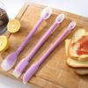 3 Stück/Set Silikon Marmeladenkratzer Doppelseitiger Cremespachtel Kuchenspachtel Kosmetikflaschen-Schaber Backwerkzeug
