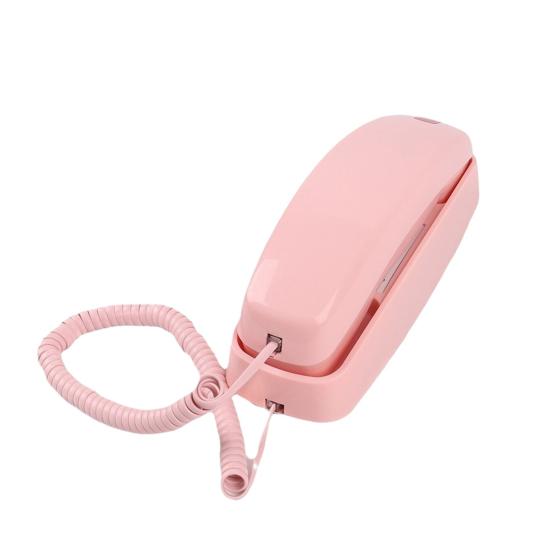 Telefono Fisso Volume Regolabile Telefono Fisso con Pulsanti Grandi Ufficio Domestico Cablato Montaggio a Parete Telefono da Scrivania con Luce Indicatrice