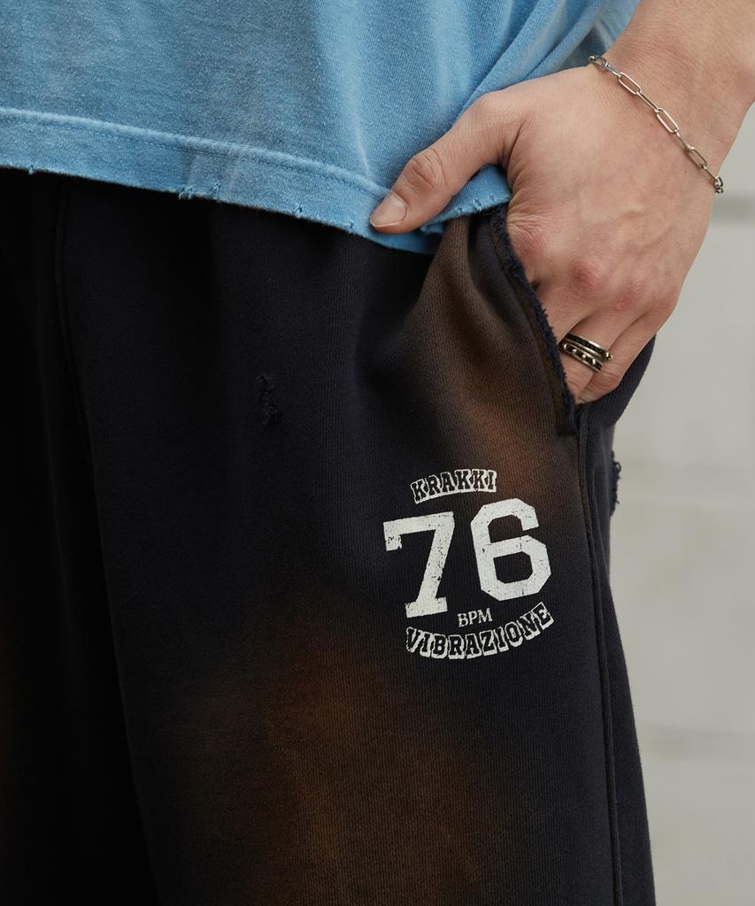 Keulaeki [Unisex] Vintage Sweatpants_Navy [Kr265Pup412]