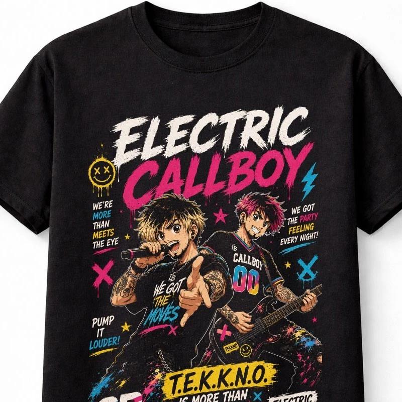 Electric Callboy Metalcore Techno Rock Band Unisex TShirt