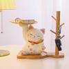 Creative Maneki-neko Lucky Cat Ornament for Desk or Entryway