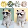 Breathable Pet Sun Hat Adjustable Pet Fisherman Hat High-quality Dog Sunshade Hats