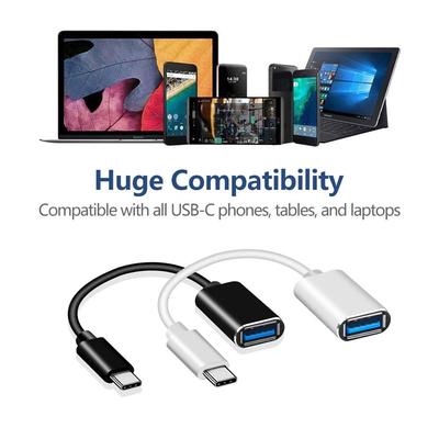 USB C To USB Adapter Type C OTG Data Cable Type C Male To USB 2.0 Female Cable Adapter Converter
