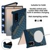 For Samsung Galaxy Fold 8 Fold 8 Ultra Hinge Matte Protection Case Luxury Business Carbon Fiber Texture Wireless Charger Cover