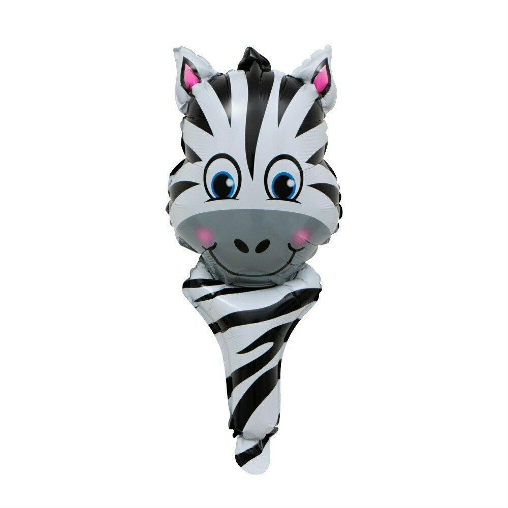 Safari Jungle Animal Head Kids Inflatable Toys Tiger Lion Monkey Giraffe Cow Foil Balloon