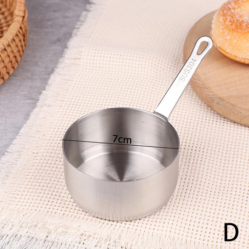 Stainless Steel Milk Pot For Cooking Mini Sauce Pan Non Stick Small Saucepan Nonstick Small Pan Mini Pouring Pots With Handle