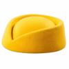 Versatile British Retro Top Hats Formal Solid Felt Beret Concave Top Pillbox Cap Women Headwear