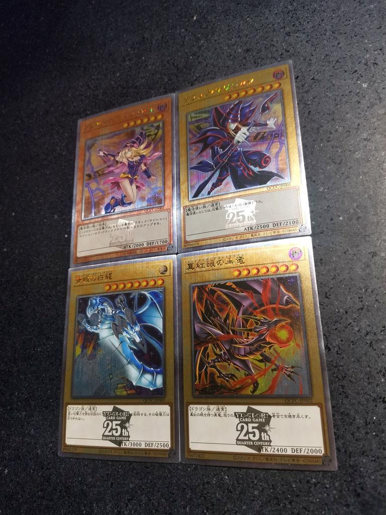 4pcs/set Diy Yu-gi-oh Self-made Card Collection Glass Flash Gilded Laser Flashs Anime Toy Gift Cartoon Kid Friendly Entertaining Fun Play Safe
