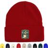COFFEE Series Print Knitted Cap Beanie, Slouchy Leisure Knit Hat Beanie