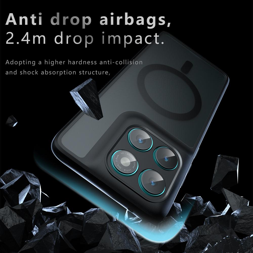 For Moto Edge 60 Fusion Case for Magsafe Magentic Matte Acrylic Bumper for Motorola Edge 50 Neo Ultra 50Pro G85 G55 G35 Hard Case