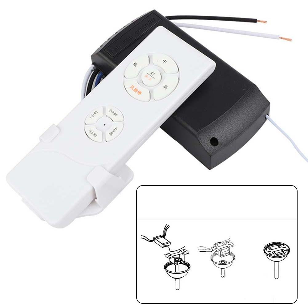 Ceiling Fan Lamp Remote Control Kit Timing Wireless Remote Controller