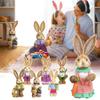 Enfeites de coelhinho da Páscoa Decoração para casa Decoração de shopping Decoração de jardinagem