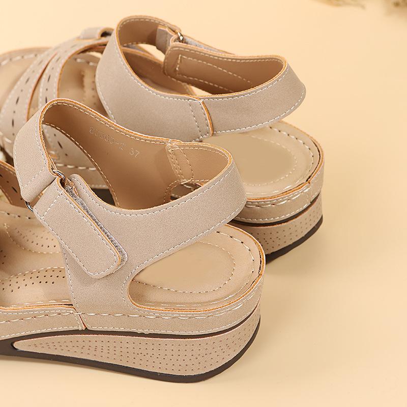 Women Sandals Summer Heels Sandalias Soft Bottom Wedges Shoes For Women  Platform Sandals Luxury Shoes On Heel