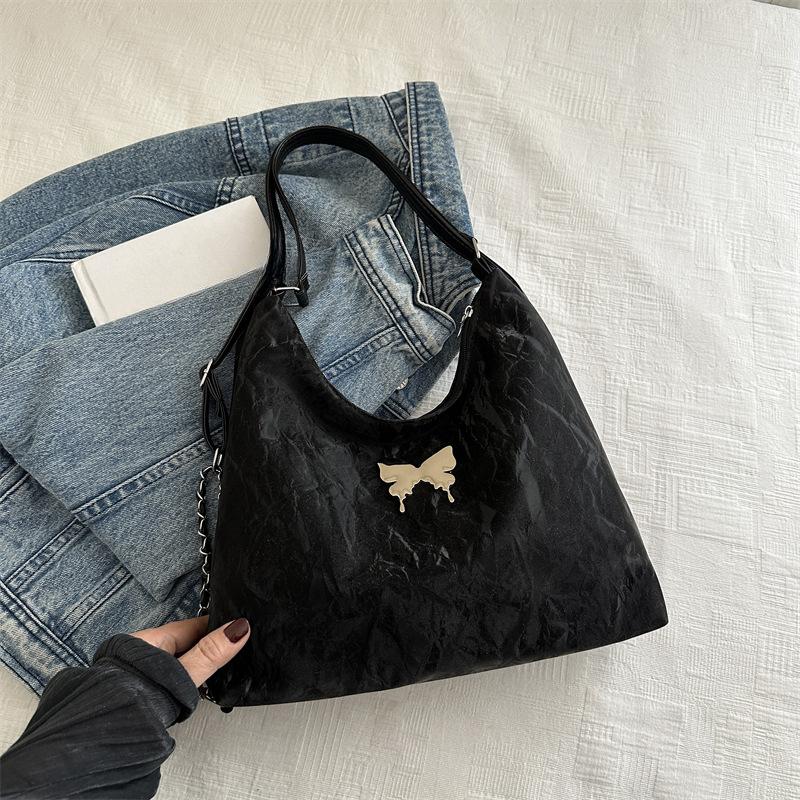 New Korean Version of Spring Personalized Casual Large Capacity Beautiful Niche Simple Shoulder Single Shoulder Slant Toe Bag