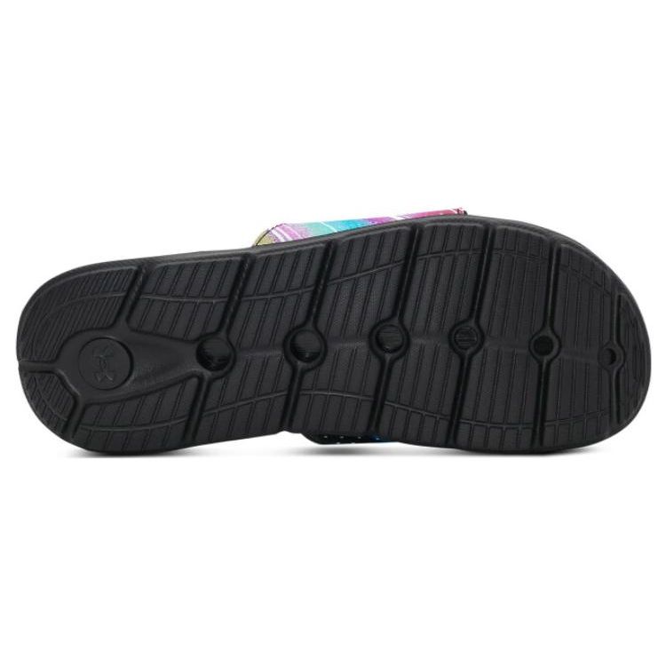 Under Armour Ignite Pro Sandale cu Curea Grafică Holografice Adidași Bărbați Negru Lime-Surge 3026024-002