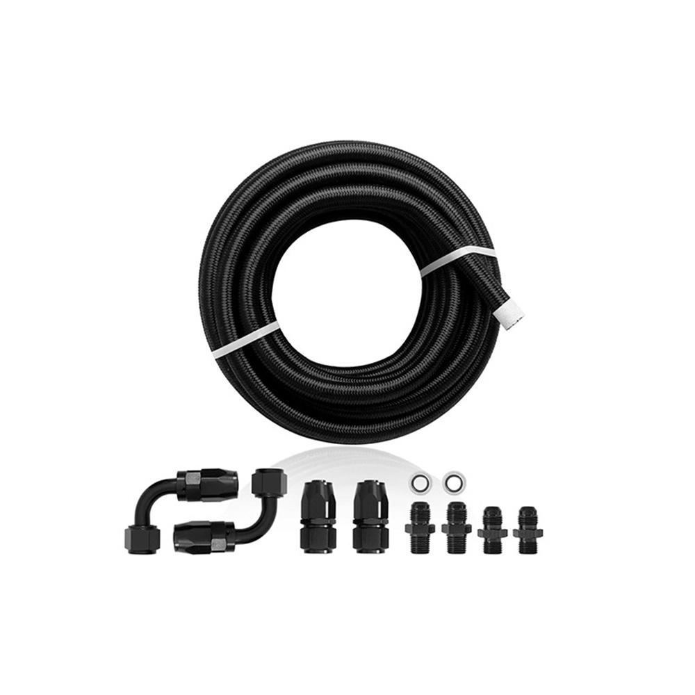 New Oil Hose Kit Fits for 4L60E & 4L65E AN6 Automatic Transmission Cooler Lines